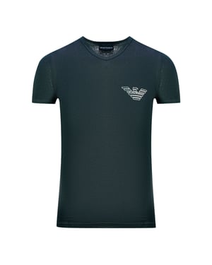 Emporio Armani Merklogo Zwart Ondergoed T-shirt