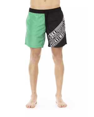 Bikkembergs Badshorts Met Grafische Print