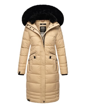 Navahoo Dames Winterjas Fahmiyaa – Lang, Warm & Functioneel met Capuchon