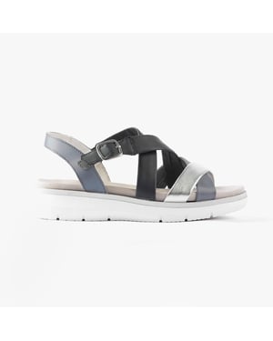 Remonte D2k53-14 Womens Sandals Blue Combination