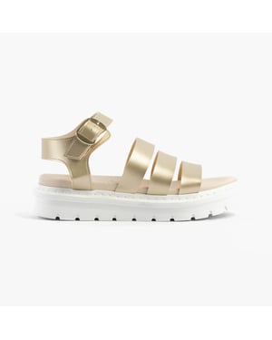 Heavenly Feet Saffron Womens Sandals Gold