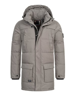 Alessandro Salvarini Heren Winterjas AS-458 – Klassieke Parka Met Fleecevoering & Afneembare Capuchon