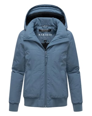 Marikoo dames winterjas Mooni 16 in bomberstijl met capuchon