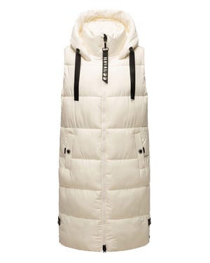 Navahoo dames lange bodywarmer Schnuffelchen – Warm & Stijlvol met Capuchon