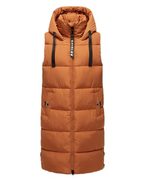Navahoo dames lange bodywarmer Schnuffelchen – Warm & Stijlvol met Capuchon