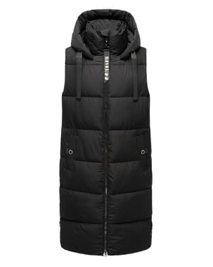 Navahoo dames lange bodywarmer Schnuffelchen – Warm & Stijlvol met Capuchon