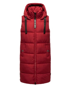 Navahoo dames lange bodywarmer Schnuffelchen – Warm & Stijlvol met Capuchon