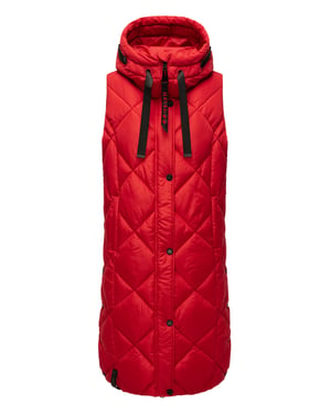Navahoo lange dames bodywarmer Schnuckel – Modern & Met Capuchon