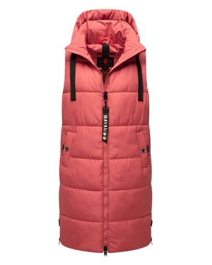 Navahoo dames lange bodywarmer Schnuffelchen – Warm & Stijlvol met Capuchon