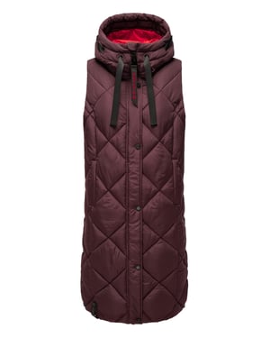 Navahoo lange dames bodywarmer Schnuckel – Modern & Met Capuchon