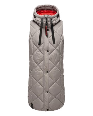Navahoo lange dames bodywarmer Schnuckel – Modern & Met Capuchon