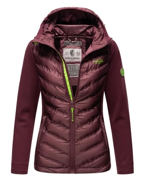 Navahoo Dam Quiltad Jacka Nimm mich mit – Figurnära, Modern & Bekväm med Huva