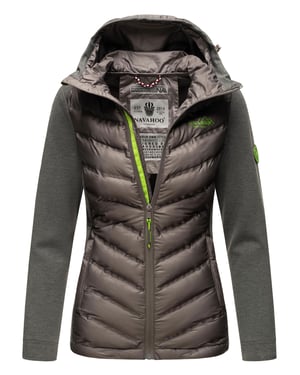 Navahoo Dam Quiltad Jacka Nimm mich mit – Figurnära, Modern & Bekväm med Huva