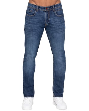 Enzo Milano | Mens Stretch Tapered Jeans