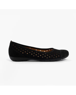 Gabor Ruffle Womens Shoes Black