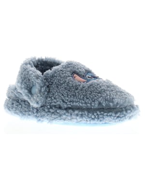Stitch Slippers Bedale Mule Borg Backstrap Character Blue