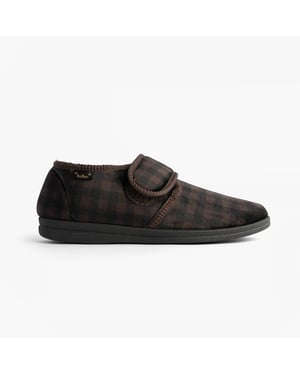 Dr Keller Darren Velc Mens Slippers Brown