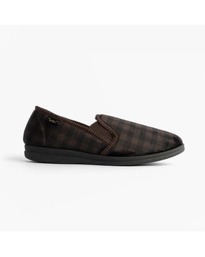 Dr Keller Darren Guss Mens Slippers Brown