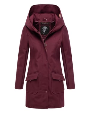 Marikoo dames softshelljas – Mayleen, waterafstotend met capuchon