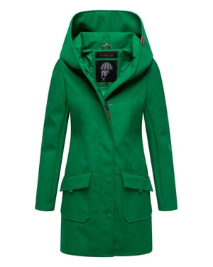 Marikoo dames softshelljas – Mayleen, waterafstotend met capuchon