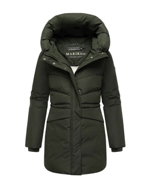 Marikoo dames winterjas Delilah met fleecevoering & verstelbare taille