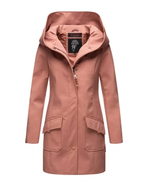 Marikoo dames softshelljas – Mayleen, waterafstotend met capuchon