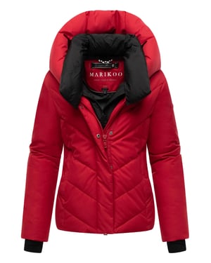 Marikoo dam quiltad vinterjacka Nadiraa med 2-i-1-design & huva