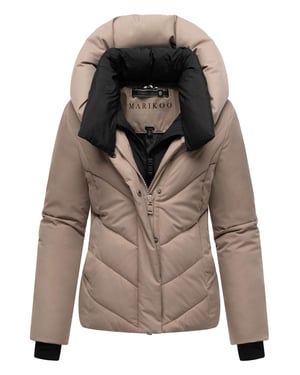 Marikoo dam quiltad vinterjacka Nadiraa med 2-i-1-design & huva