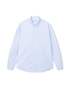 ASSC Unisex Mind Games Oxford Shirt in Blue