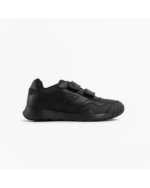 Geox J Rann-e Boy Unisex Kids Touch Fasten Trainers Black