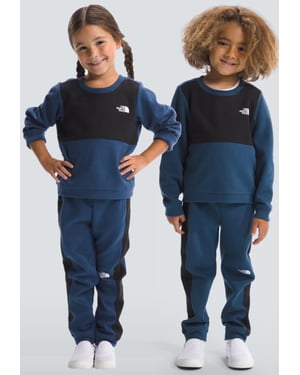 The Nort Face Kids Tech Two Piece Tracksuit Set in Shady Blue