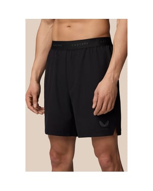 Castore Merken Elastische Shorts Polyester Heren Zwart
