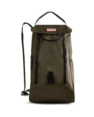 Hunter Barra Short Boot Bag 's Green Schoenentas