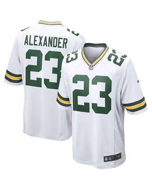 Nike NFL Green Bay Packer 23 Alexander Home Game Jersey