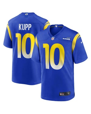 Nike NFL Los Angeles Rams 10 Kupp Home Game Jersey