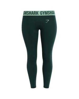 Gymshark Fit Seamless Womens Green Leggings
