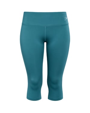 Gymshark Fit Womens Blue Cropped Leggings