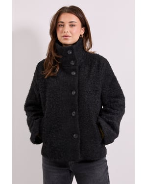 Funnel Neck Short Coat