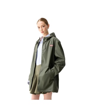 Hunter Jo Parka Unisex Adults Green Rain Jacket