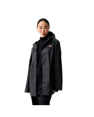 Hunter Jo Parka Unisex Volwassenen Zwarte Regenjas