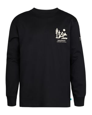 Petrol Industries - Jongens Logo T-shirt Black Hills - Zwart