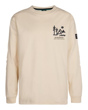 Petrol Industries - Jongens Logo T-shirt Black Hills - Geel