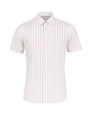 Ted Baker Arschot Stripe Mens Pink Shirt
