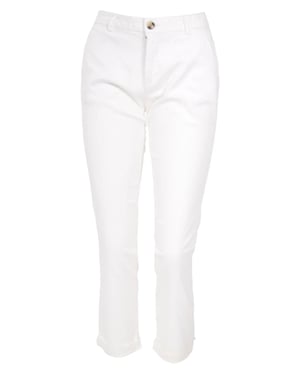 Cropped Chino Trousers