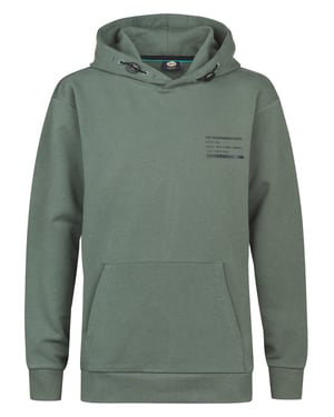 Petrol Industries - Jongens Backprint Hoodie Puget - Groen