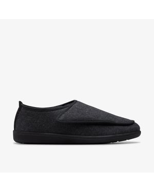 Haworth Strap Dark Grey Slippers