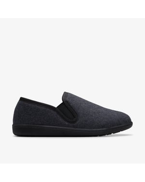 Haworth Ease Dark Grey Slippers