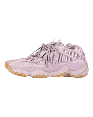 Adidas x Yeezy 500 Soft Vision sneakers in pastelpaars suède