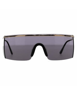 Tom Ford Pavlos Shield Sunglasses in Black Metal