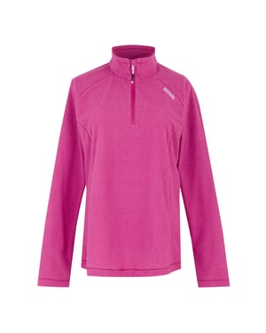 Regatta - Geweldige Outdoor Dames Montes Half Zip Fleece Top (Frambozenroos)